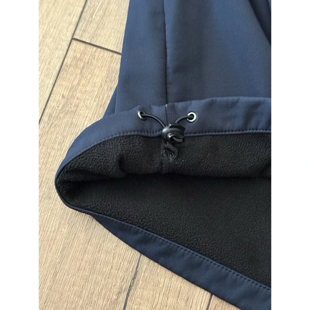 Free Country Men's Super Softshell Wind/Water Resistant Zip Lined Jacket Blue XL